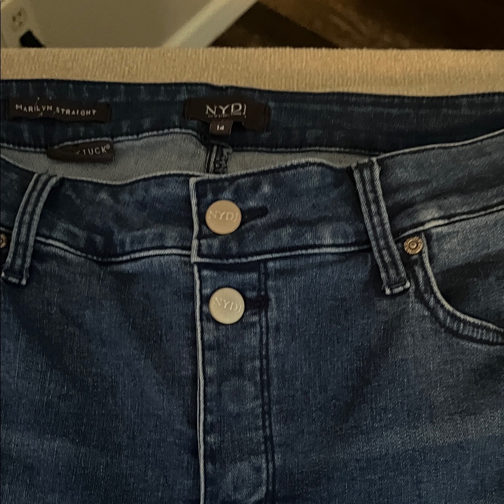NYDJ Dark Blue Denim Jeans